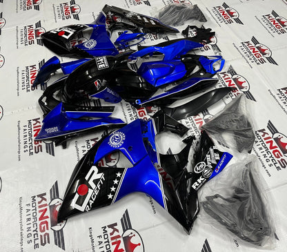 Suzuki GSXR1000 Fairings (2009-2016) Black, Blue at KingsMotorcycleFairings.com