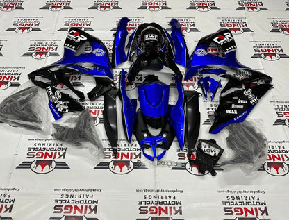 Suzuki GSXR 1000 Fairings (2009-2016) Black, Blue at KingsMotorcycleFairings.com