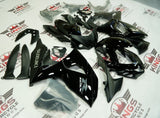 Suzuki GSXR1000 Fairings (2009-2016) Black, Chrome, Gray at KingsMotorcycleFairings.com