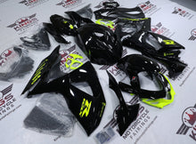 Suzuki GSXR1000 Fairings (2009-2016) Black, Neon Yellow from KingsMotorcycleFairings.com