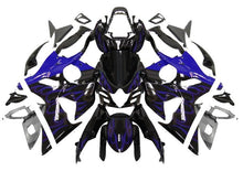 Suzuki GSXR1000 Fairings (2009-2016) Black, Purple Flames at KingsMotorcycleFairings.com