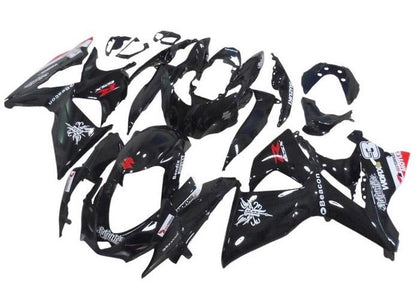 Suzuki GSXR 1000 Fairings (2009-2016) Black, White, Beacon at KingsMotorcycleFairings.com