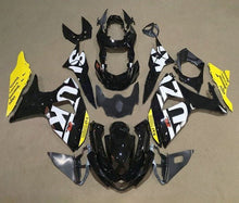 Suzuki GSXR1000 Fairings (2009-2016) Black, White, Yellow at KingsMotorcycleFairings.com