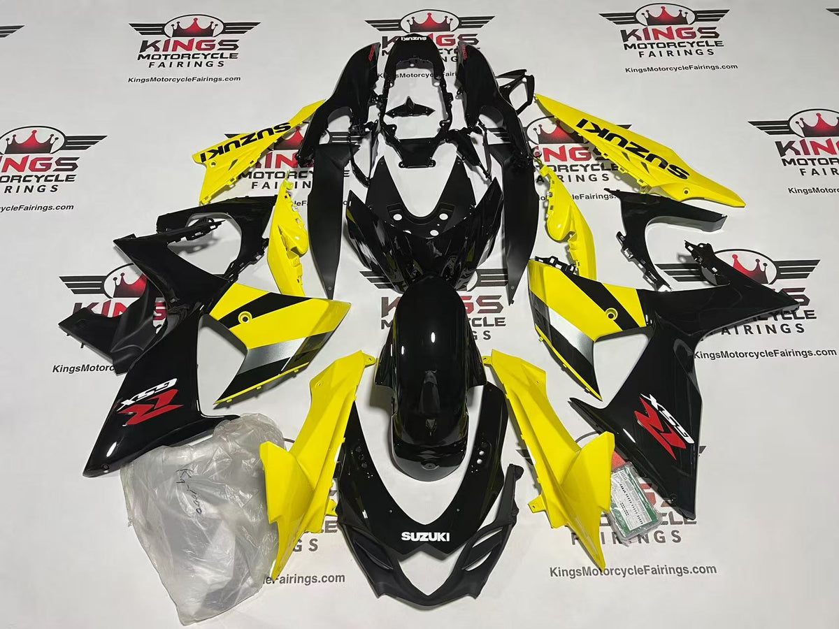 Suzuki GSXR1000 Fairings (2009-2016) Black, Yellow, Red, Gray at KingsMotorcycleFairings.com