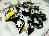Suzuki GSXR1000 Fairings (2009-2016) Black, Yellow, White at KingsMotorcycleFairings.com