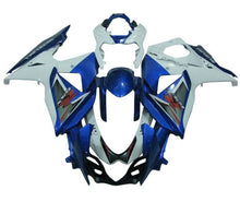 Suzuki GSXR 1000 Fairings (2009-2016) Blue, White Original at KingsMotorcycleFairings.com