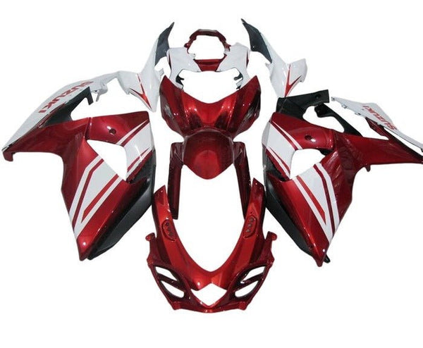 Suzuki GSXR1000 Fairings (2009-2016) Candy Red, White at KingsMotorcycleFairings.com
