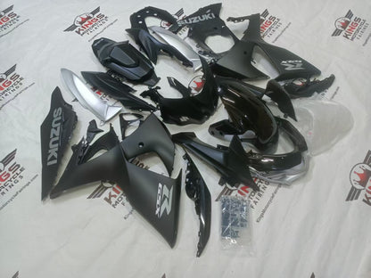Suzuki GSXR1000 Fairings (2009-2016) Gloss Black, Matte Black, Matte Silver from KingsMotorcycleFairings.com
