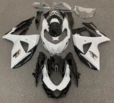 Suzuki GSXR 1000 Fairings (2009-2016) Gloss White, Black, Silver at KingsMotorcycleFairings.com