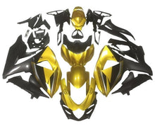 Suzuki GSXR 1000 Fairings (2009-2016) Gold, Black, Dark Gray at KingsMotorcycleFairings.com