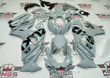 Suzuki GSXR1000 Fairings (2009-2016) Nardo Gray, Black at KingsMotorcycleFairings.com