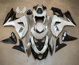 Suzuki GSXR1000 Fairings (2009-2016) Pearl White, Silver, Matte Black at KingsMotorcycleFairings.com