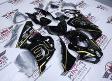Suzuki GSXR1000 Fairings (2017-2025) Black, Gold 16 from KingsMotorcycleFairings.com.