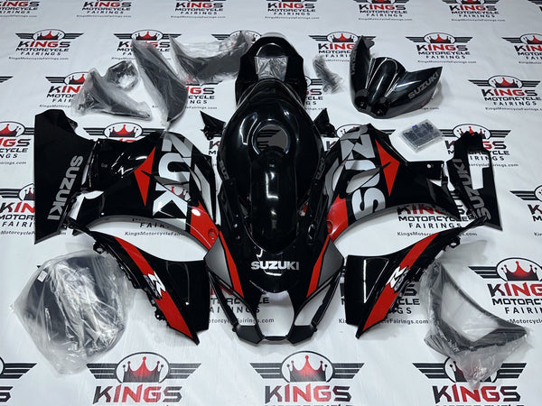 Suzuki GSXR1000 Fairings (2017-2025) Black, Gray, Red at KingsMotorcycleFairings.com