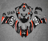 Suzuki GSXR1000 Fairings (2017-2025) Black, Red, White Stripe at KingsMotorcycleFairings.com