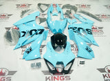 Suzuki GSXR1000 Fairings (2017-2025) Blue Sky, Black at KingsMotorcycleFairings.com