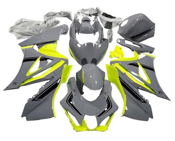 Suzuki GSXR 1000 Fairings (2017-2025) Gray, Yellow, Black at KingsMotorcycleFairings.com