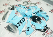 Suzuki GSXR 1000 Fairings (2017-2025) Light Blue, Black at KingsMotorcycleFairings.com