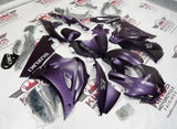 Suzuki GSXR1000 Fairings (2017-2025) Matte Purple, Silver at KingsMotorcycleFairings.com