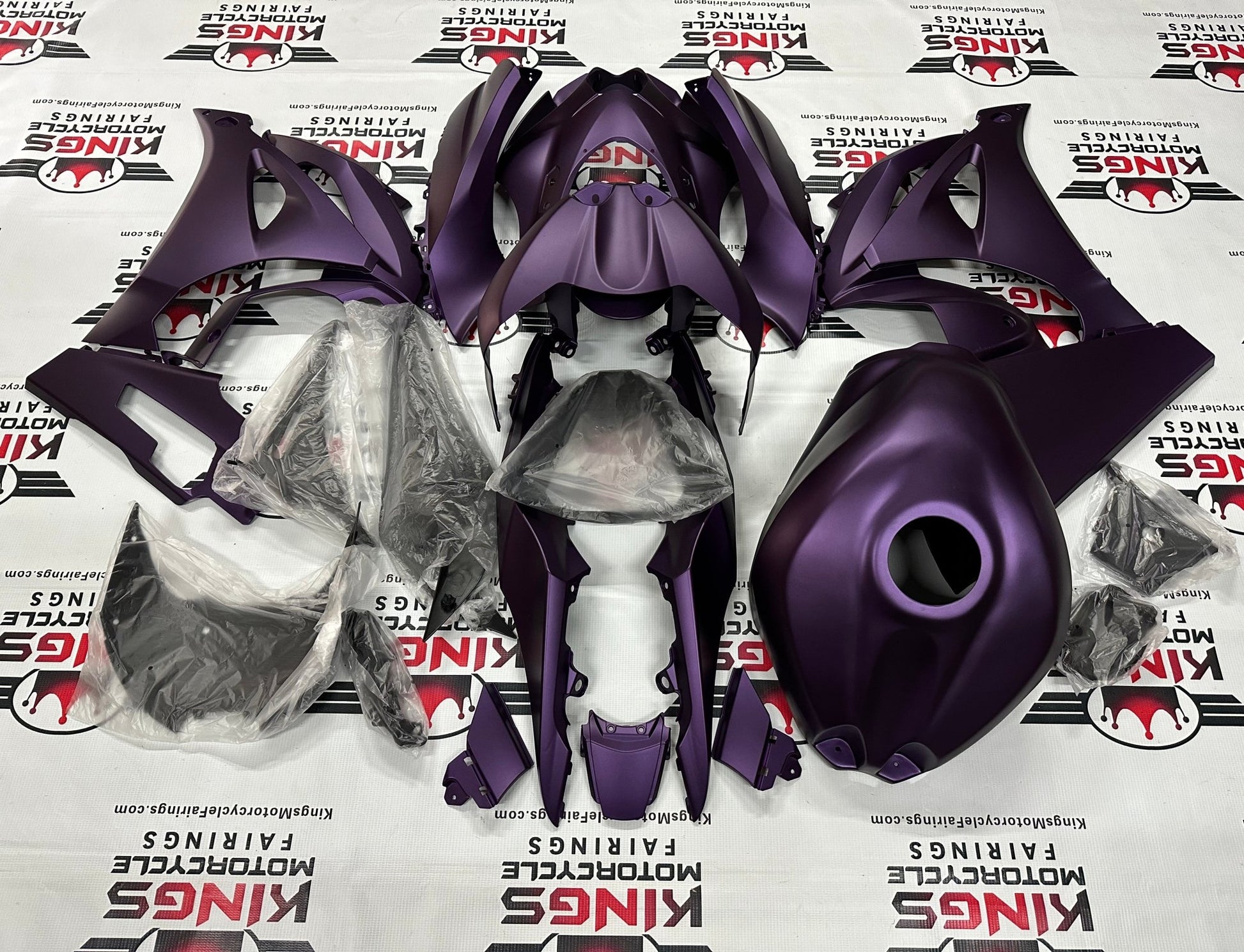 Suzuki GSXR 1000 Fairings (2017-2025) Matte Purple at KingsMotorcycleFairings.com