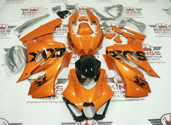 Suzuki GSXR1000 Fairings (2017-2025) Orange, Black at KingsMotorcycleFairings.com