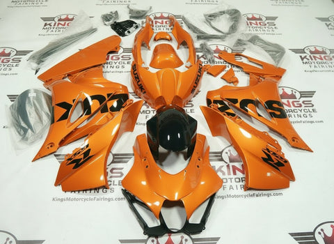 Suzuki GSXR1000 Fairings (2017-2025) Orange, Black at KingsMotorcycleFairings.com