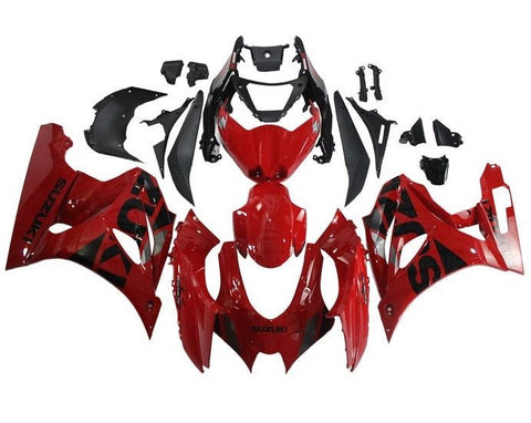 Suzuki GSXR 1000 Fairings (2017-2025) Red, Black, Silver at KingsMotorcycleFairings.com