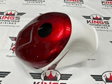 Suzuki GSXR1000 Tank Fairing (2000-2002) Candy Red, White at KingsMotorcycleFairings.com