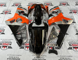 Suzuki GSXR1000 (2000-2002) Orange, Silver, Black Fairings at KingsMotorcycleFairings.com