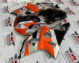 Suzuki GSXR1000 (2000-2002) Orange, Silver, Black Fairings at KingsMotorcycleFairings.com