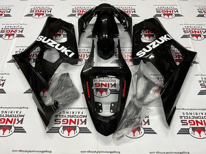 Suzuki GSXR1000 Fairings (2003-2004) Black, White, Red at KingsMotorcycleFairings.com