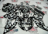 Suzuki GSXR1000 (2005-2006) Camouflage Black, White & Gray Fairings at KingsMotorcycleFairings.com