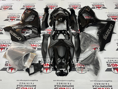 Suzuki GSXR1000 (2009-2016) Black & Chrome Fairings at KingsMotorcycleFairings.com