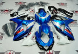 Suzuki GSXR1000 (2009-2016) Blue, White, Red & Black Fairings at KingsMotorcycleFairings.com