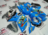 Suzuki GSXR1000 (2009-2016) Light Blue & Yellow Rizla Fairings at KingsMotorcycleFairings.com