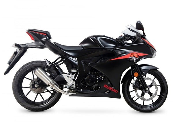 Suzuki GSXR125 Fairings (2017-2025) Black, Red Stripe at KingsMotorcycleFairings.com