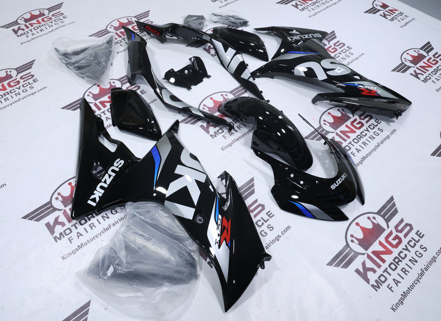 Suzuki GSXR125 Fairings (2017-2025) Black, Silver, Blue, Red at KingsMotorcycleFairings.com