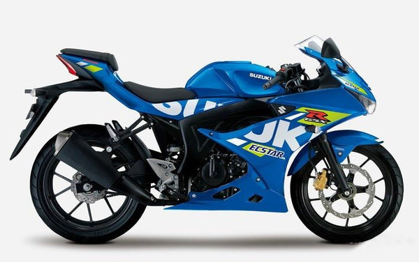 Suzuki GSXR125 Fairings (2017-2025) Blue, Yellow Ecstar at KingsMotorcycleFairings.com