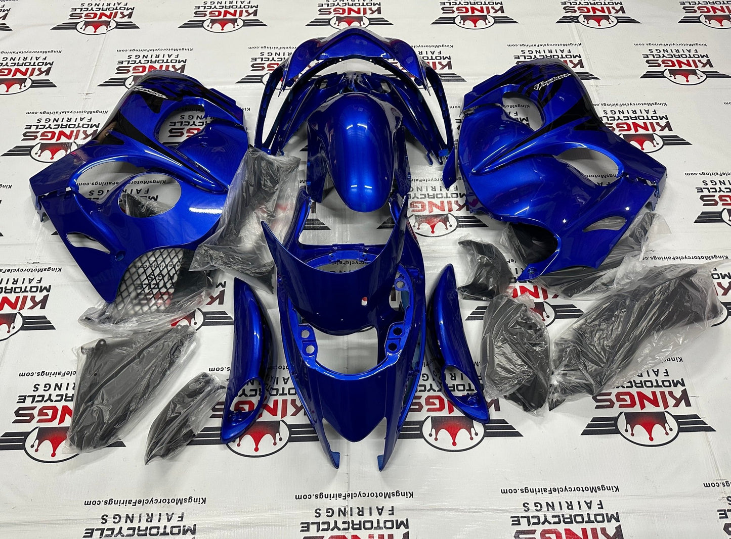 Suzuki GSX1300R Hayabusa Fairings (2008-2020) Candy Blue Fairings at KingsMotorcycleFairings.com