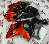 Suzuki GSXR1300 Hayabusa (2008-2019) Orange & Black Fairings at KingsMotorcycleFairings.com