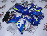 Suzuki GSXR600 Fairing Kit (2006-2007) Blue, Yellow Neon, White at KingsMotorcycleFairings.com