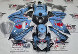 Suzuki GSXR600 Fairing Kit (2011-2024) Blue, Red, Faux Carbon Fiber at KingsMotorcycleFairings.com