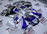 Suzuki GSXR600 Fairing Kit (2011-2024) Blue, Silver, Black, White at KingsMotorcycleFairings.com