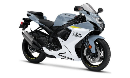 Suzuki GSXR600 Fairing Kit (2011-2024) Gloss White, Matte Gray, Yellow at KingsMotorcycleFairings.com
