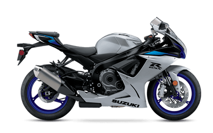 Suzuki GSXR600 Fairing Kit (2025-2026) Gloss Silver, Blue, Black at KingsMotorcycleFairings.com