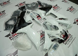 Suzuki GSXR600 Fairing Kit (2025-2026) Pearl White, Black at KingsMotorcycleFairings.com