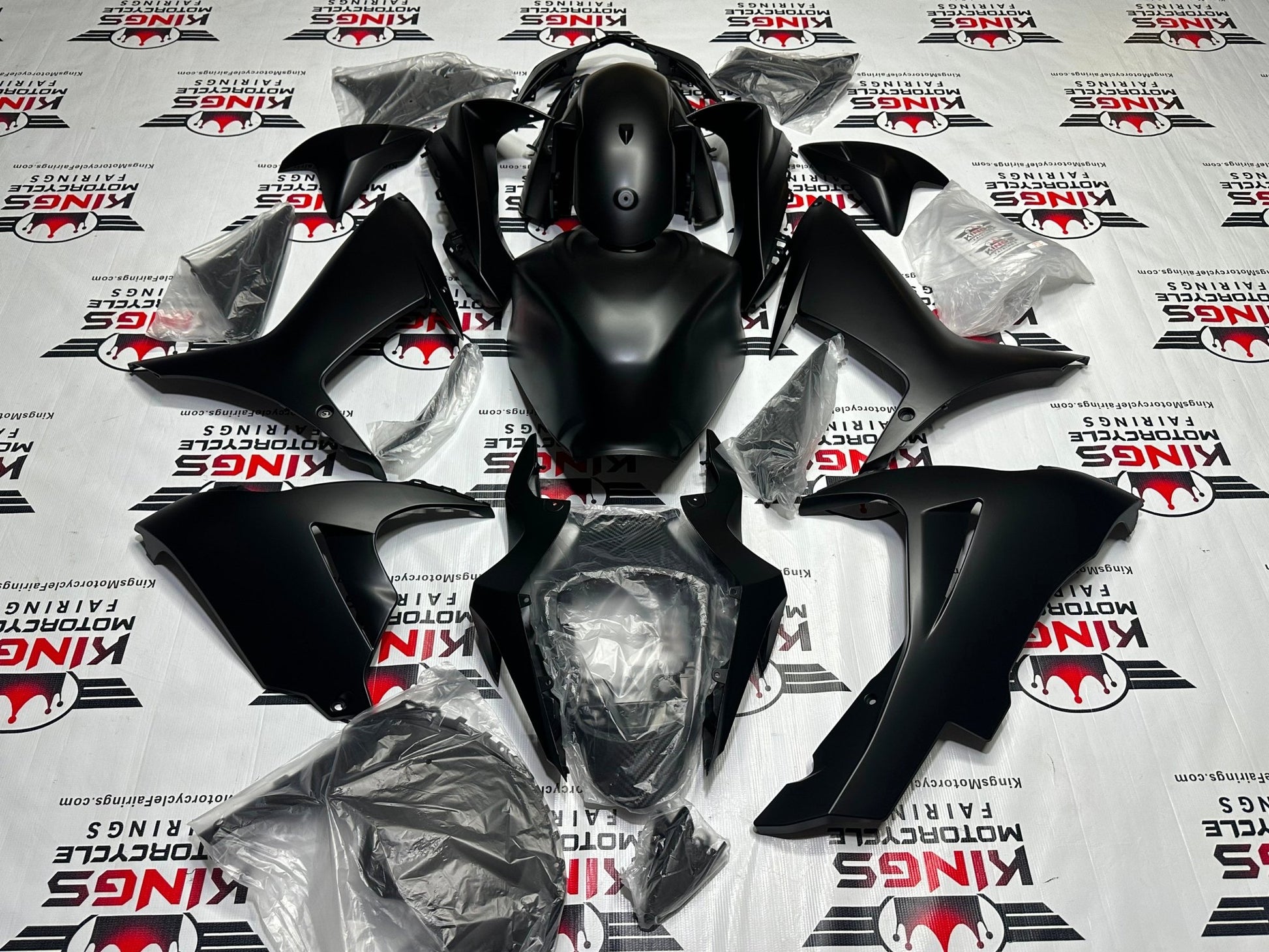 Suzuki GSXR600 Fairing Set (2011-2024) All Matte Black at KingsMotorcycleFairings.com