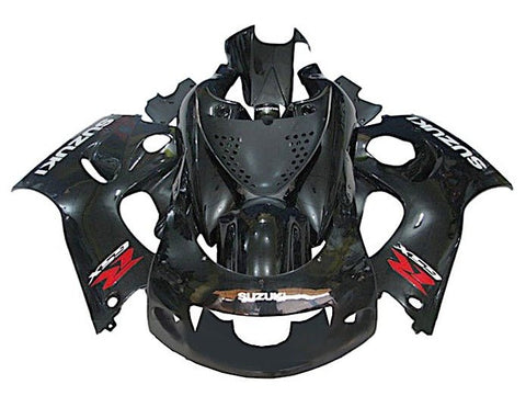 Suzuki GSXR600 Fairings (1996-1999) Black, White, Red at KingsMotorcycleFairings.com