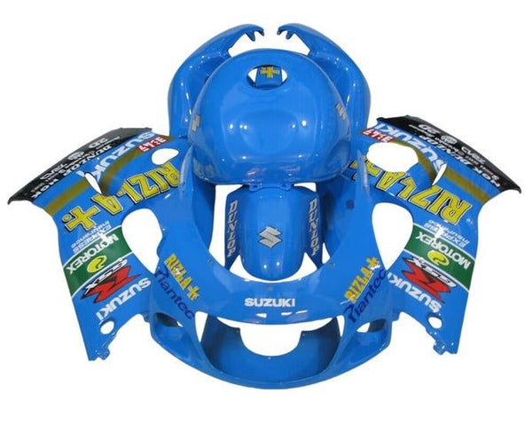 Suzuki GSXR600 Fairings (1996-1999) Blue Rizla at KingsMotorcycleFairings.com