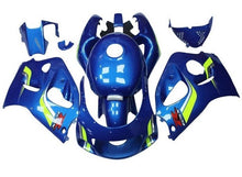 Suzuki GSXR 600 Fairings (1996-1999) Blue, Yellow, White at KingsMotorcycleFairings.com